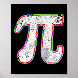 Póster Pi Day 2025 Maestras Retro Vintage