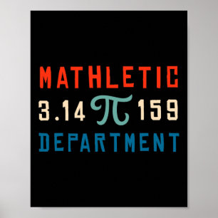 Póster Pi Day 2025 Math Lover Matemáticas Depar Matético