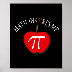 Póster Pi Day 3.14, matemáticas divertidas me inspiran