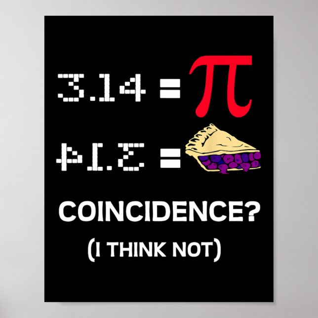 Póster Pi Day 3.15 Símbolo Pi Ciencia Y Math Teacher Gif (Frente)