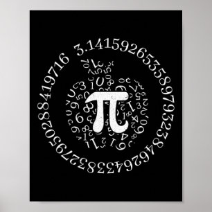 Póster Pi Day Gráfico de Apple Cute Gracioso Math Lover P