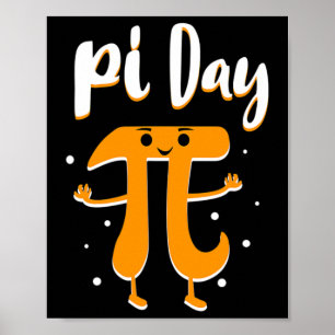 Póster Pi Day Math Algebra Geeks Estudiantes Geek Geek Ne