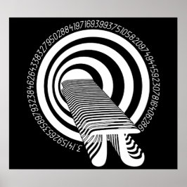 Póster Pi Day Math Geek Infinity