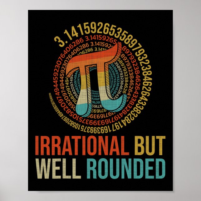 Póster Pi Day Math Lover (Frente)