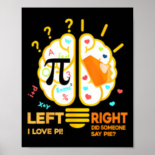 Póster Pi Day Me Inspira Para Tomar Decisiones Irracional