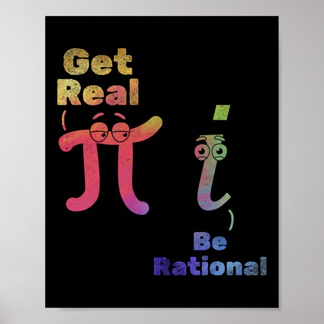 Póster Pi Day Pi Math Pi Symbol Divertido Matemático Hace (Frente)