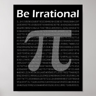 Póster Pi Day Pi Tee Math Nerd Geek Sea Irracional