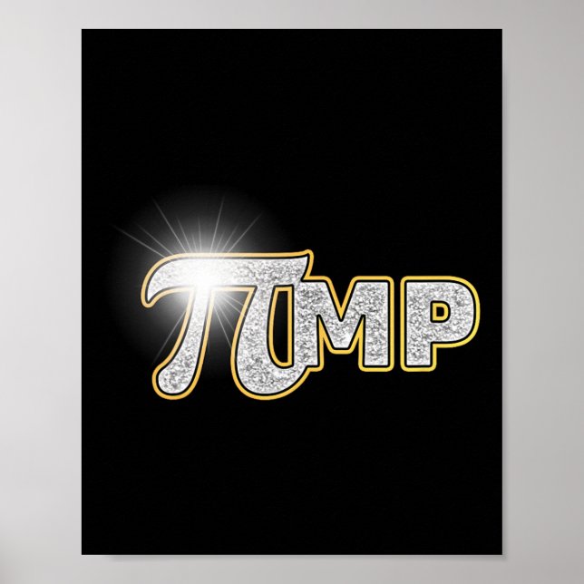 Póster Pi Day Shirt Pi Mp Pimp Funny Pun Math (Frente)