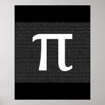Pi - El Poster constante matemático irracional