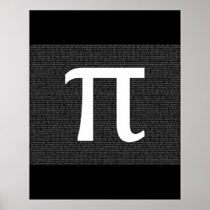 Póster Pi - El Poster constante matemático irracional