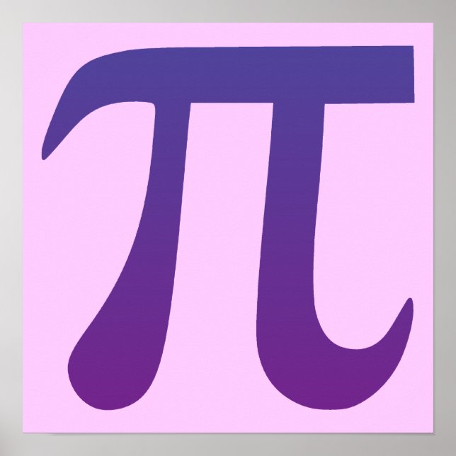 Póster Pi en Púrpura (Frente)