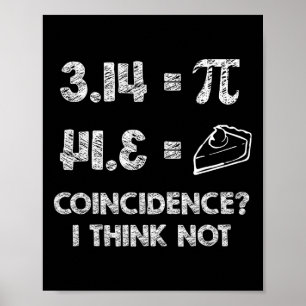 Póster Pi Es Igual A Pie Por El Día Pi Celebrado El 3 Y 1