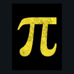 Póster Pi - Math Symbols<br><div class="desc">Are you passionate about math or interested in mathematics? Consider this Perfect Illustration of Pi mathematical symbol with cool blended graphic.</div>