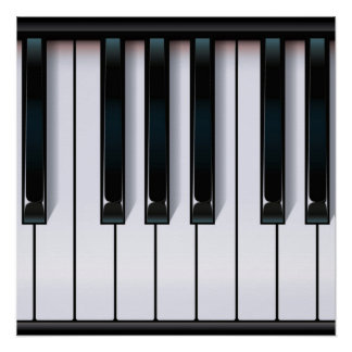 Póster Piano
