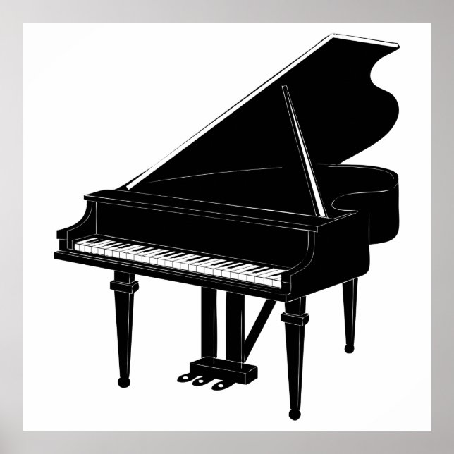 Póster Piano (Frente)