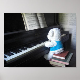 Póster Piano
