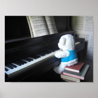Póster Piano
