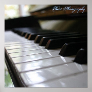Póster Piano