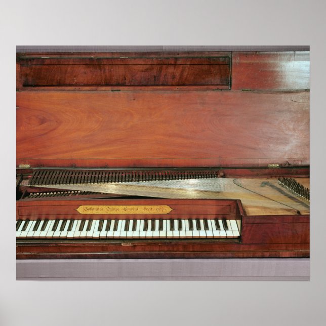 Póster Piano cuadrado, 1767 (foto) (Frente)