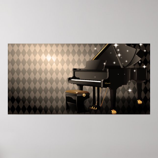 Póster Piano de cola (Frente)