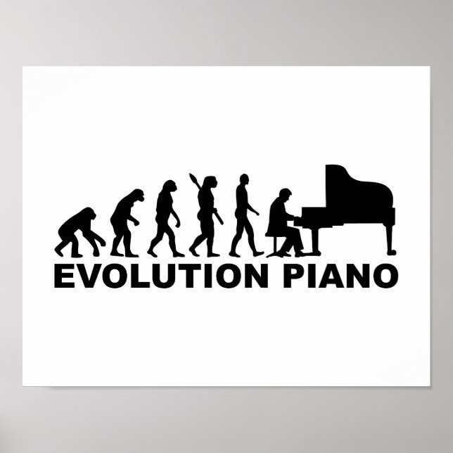 Póster Piano de evolución (Frente)