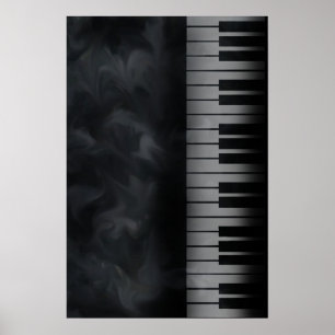 Póster piano keys keyboard poster