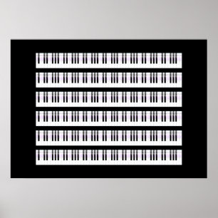 Póster Piano Keys Poster