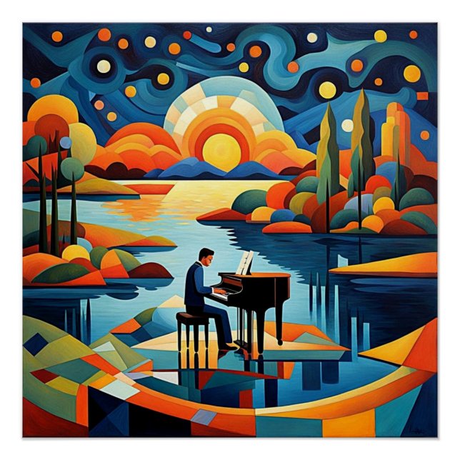 Póster Piano Player 4 (Anverso)