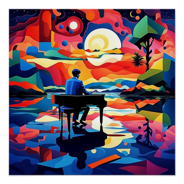Póster Piano Player 7 (Anverso)