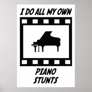 Póster Piano Stunts