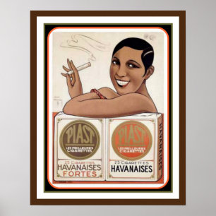 Póster Piast Havanaises Vintage Ad Poster 12 x 16