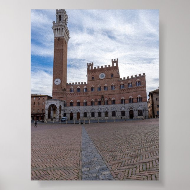Póster Piazza al Campo Siena (Frente)