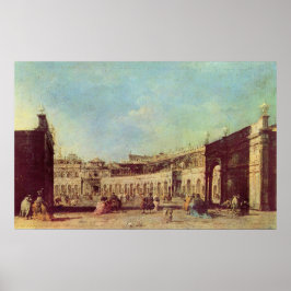 Póster Piazza San Marco a Venezia - Francesco Guardi