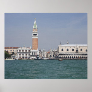 Póster Piazza San Marco Venecia Italia