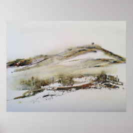 Póster Pica de Rivington Horwich Watercolor