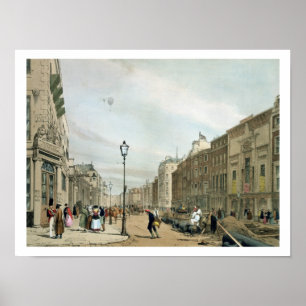 Póster Picadilly en la esquina de la calle Old Bond, desd