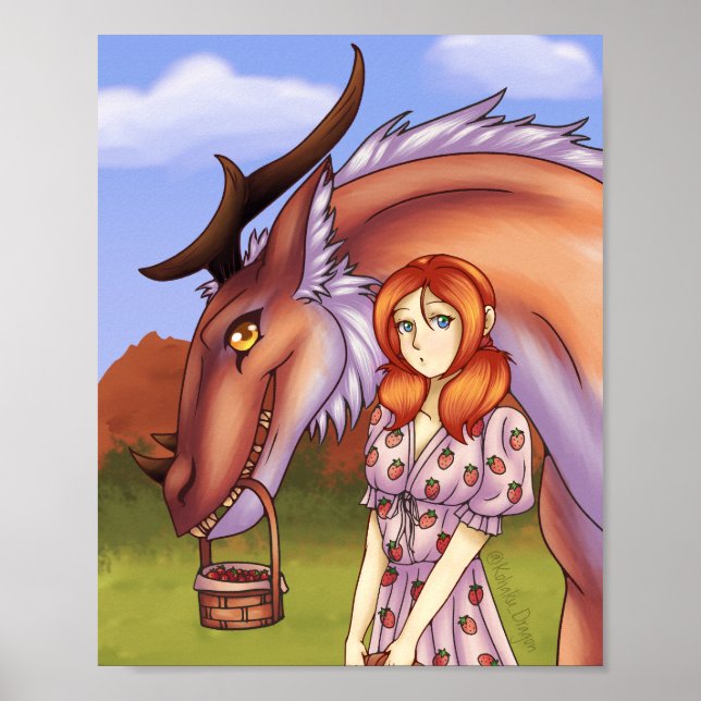 Póster Picadura de fresa (Frente)