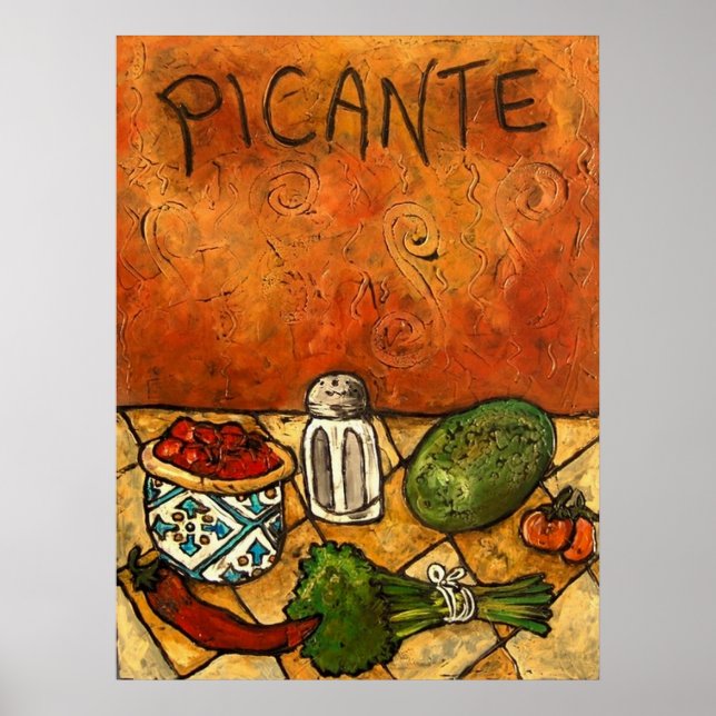 Póster Picante HOT HOT HOT HOT (Frente)