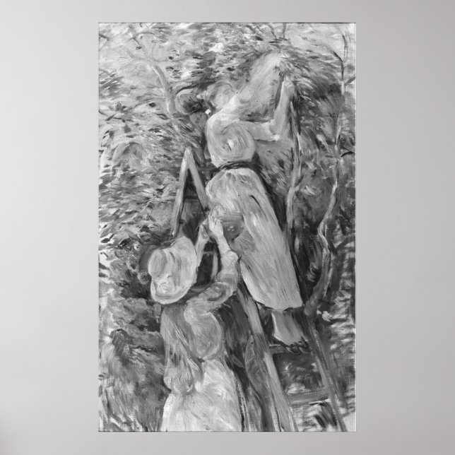 Póster Picking cherries, 1891 (Frente)