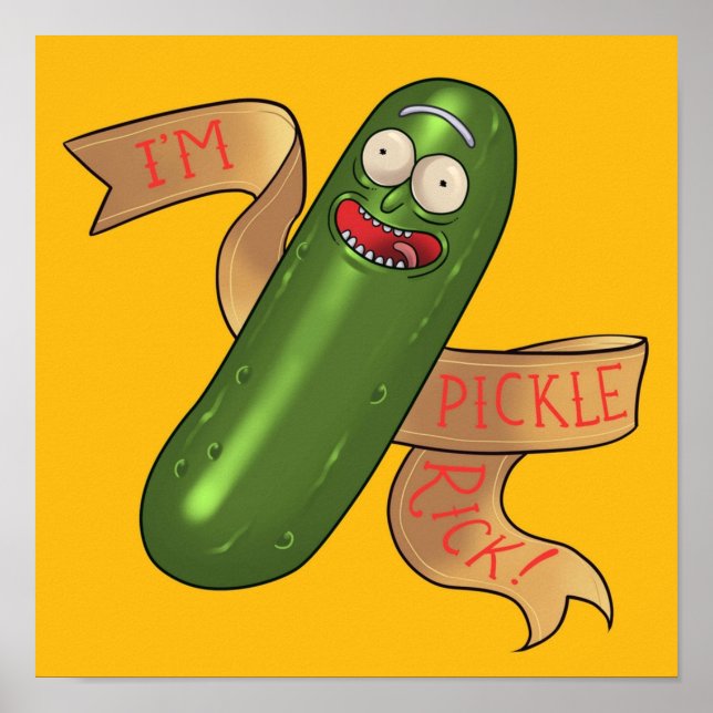 Póster Pickle Rick (Frente)