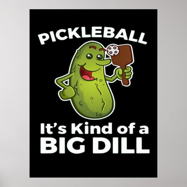 Póster Pickleball Algo así como un gran lío (Frente)