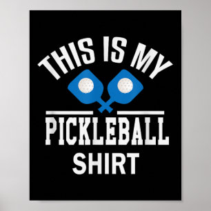 Póster Pickleball - Dinker Bádminton Tenis Pickleball Gi