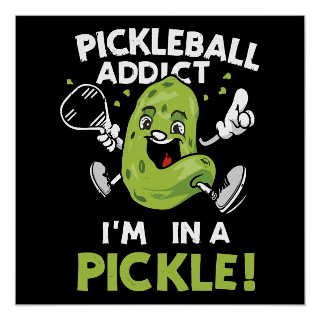Póster Pickleball Divertido (Anverso)
