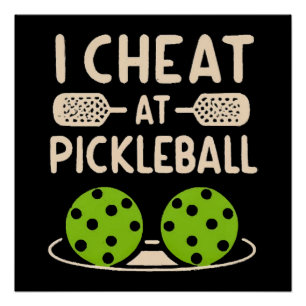 Póster Pickleball Divertido