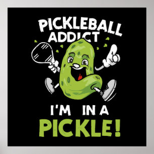 Póster Pickleball Divertido