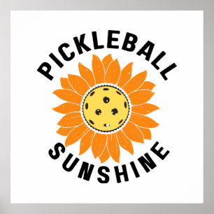 Póster Pickleball sol