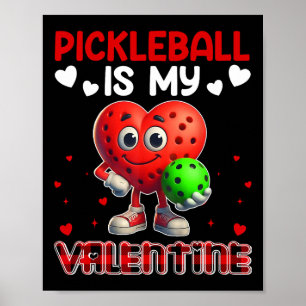 Póster Picklebyll Es Mi San Valentín Corazones Forma Byll