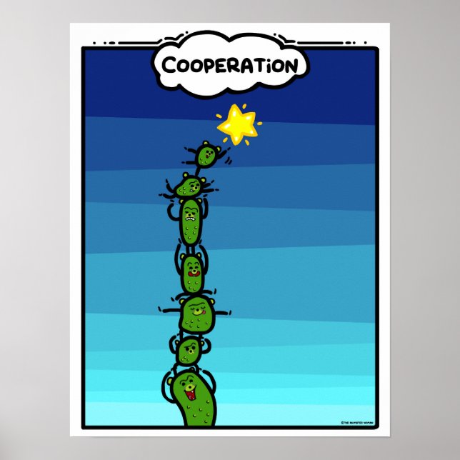 Póster PickleWeasel's COOPERATION Poster (Frente)