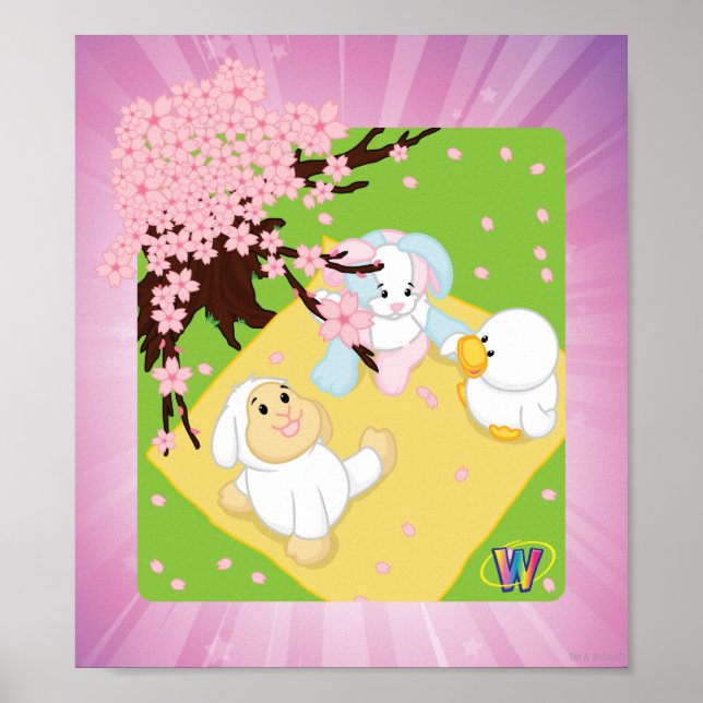 Póster Picnic de la celebración de primavera (Frente)