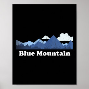 Póster Pico Blue Mountain Gger Nueva York Ny Escalada Sen